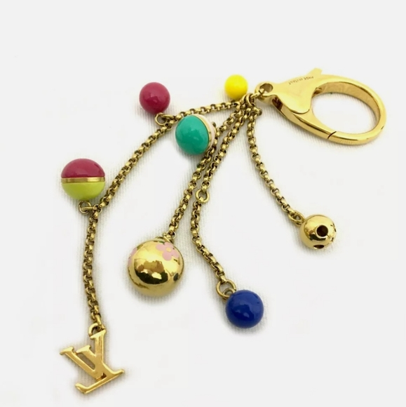 LOUIS VUITTON MONOGRAM PORTE CLES GRELOTS KEY RING CHARM/90448 - Picture 8 of 9